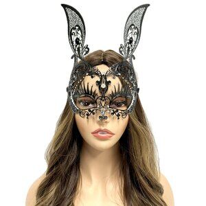 COPY - Bunny Masquerade Mask Venetian Laser Cut Rabbit Party Masks